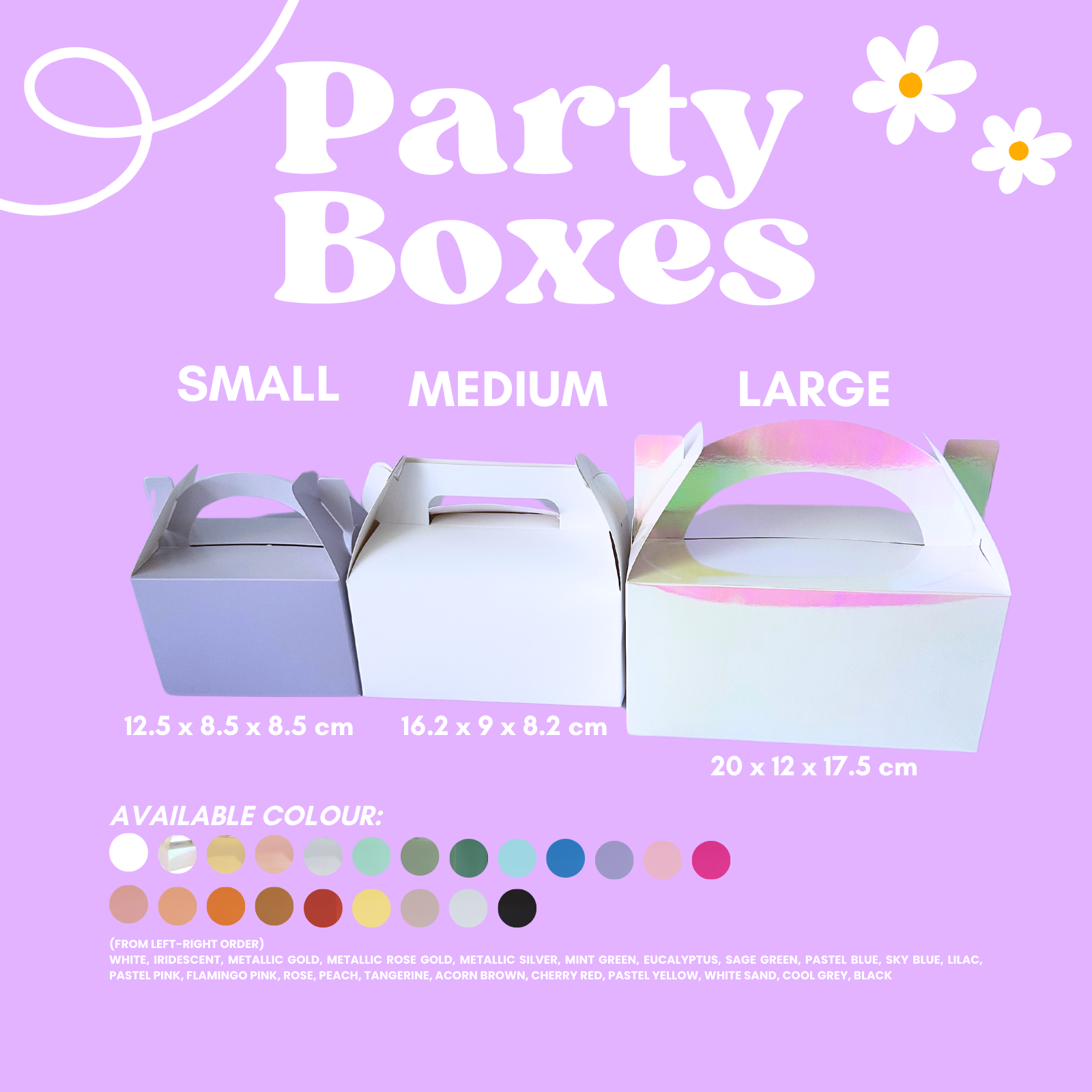 Custom Party favor good boxes