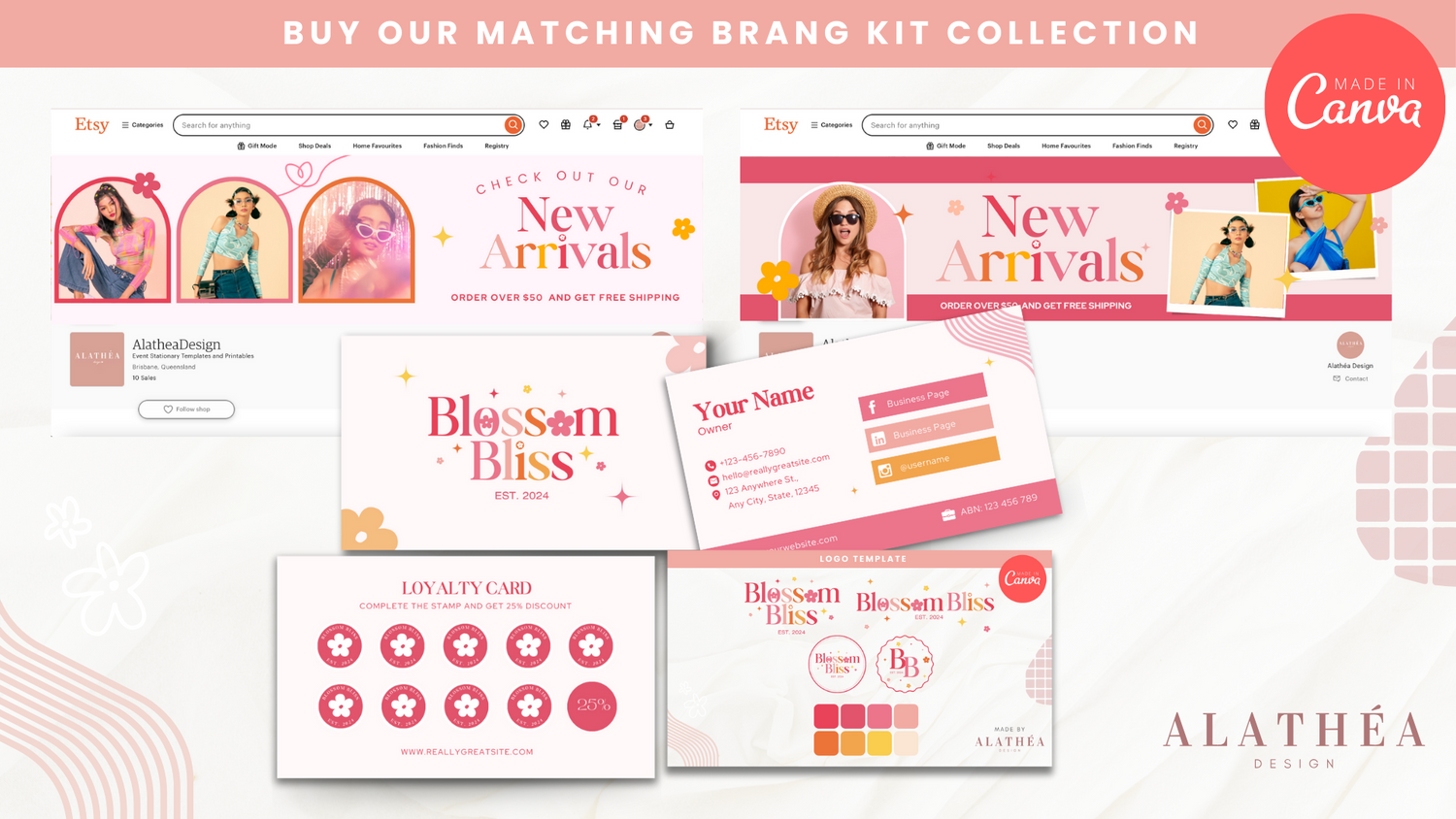 Blossom Bliss - Small Business Branding Kit