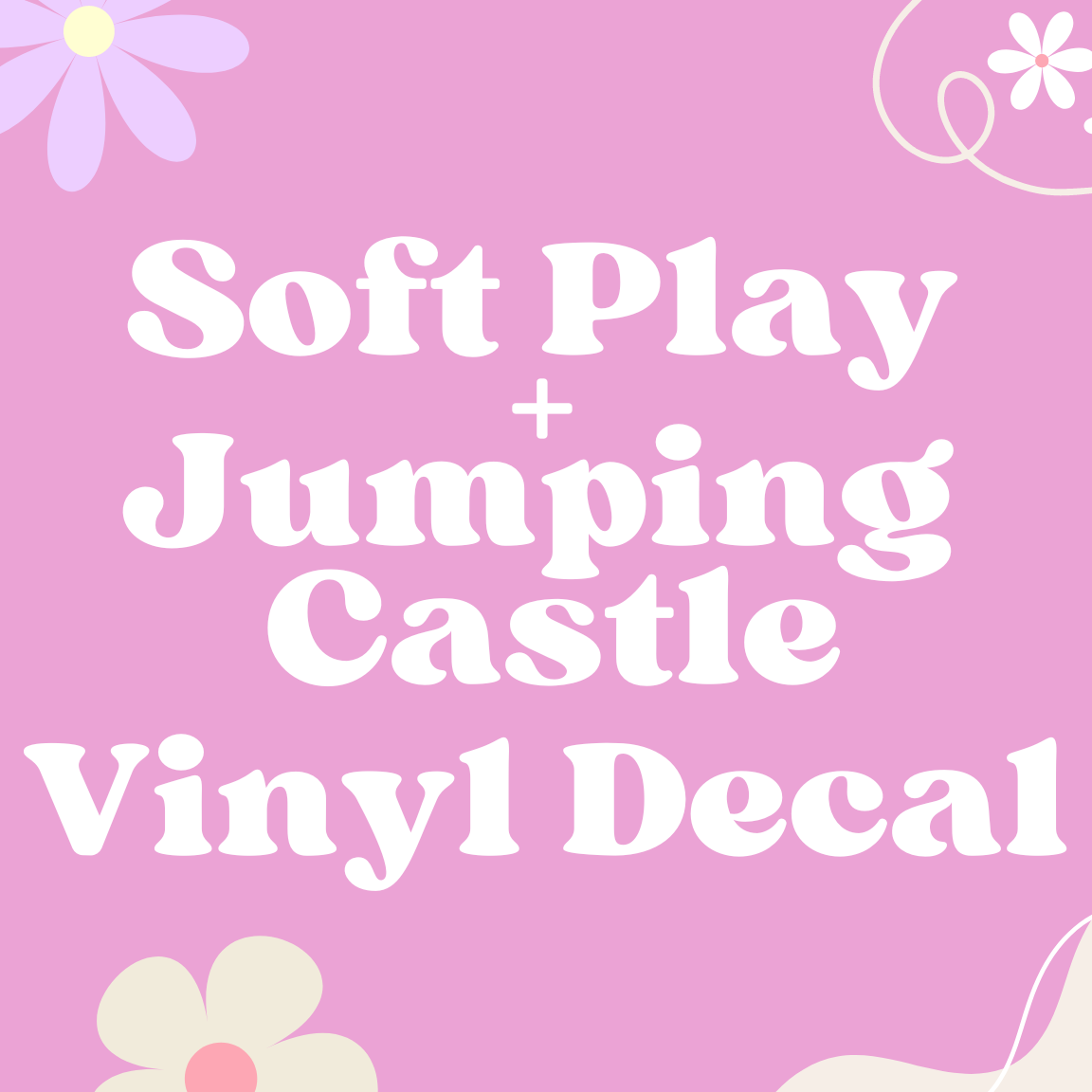 Jumping Castle Vinyl Decal