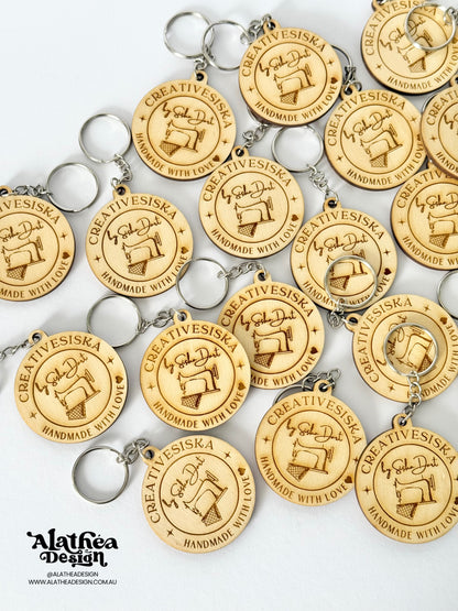 Custom Business Logo Keychain - Business Merchandise