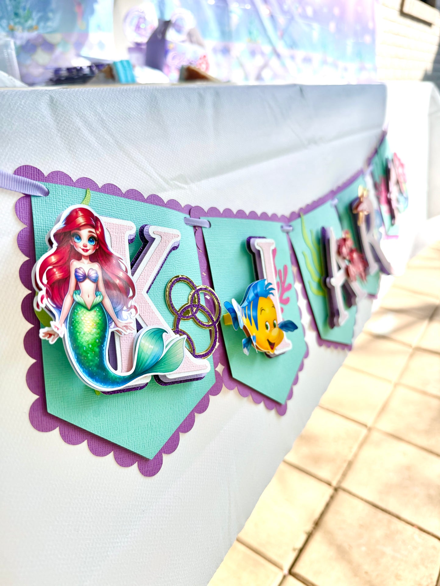 Custom Party Banner Bunting | High Chair Banner Bunting