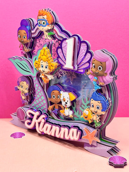 Bubble Guppies Cake Topper