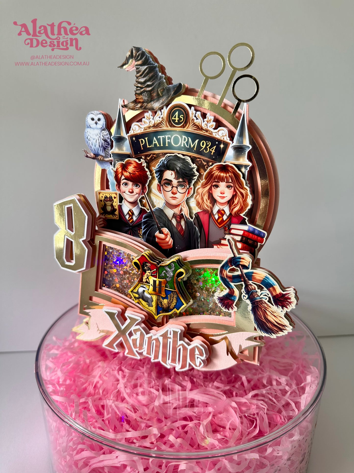 Harry Potter Theme Cake Topper