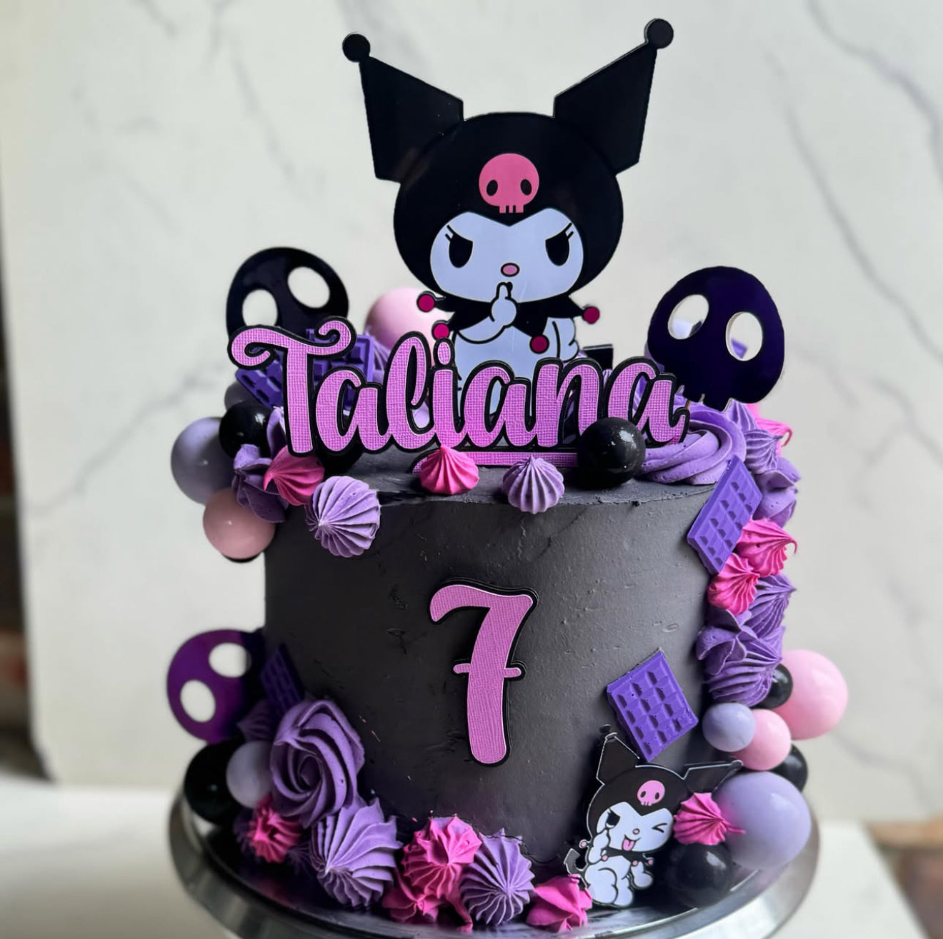 Kuromi Cake Topper & Fropper Set Australia