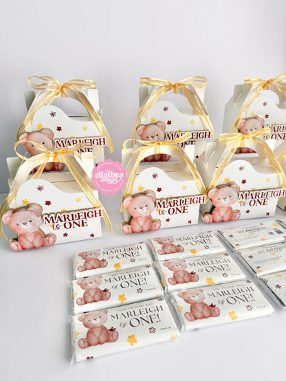 Bear Theme Party Boxes | Baby Shower Party Favour Boxes | Birthday Party Boxes