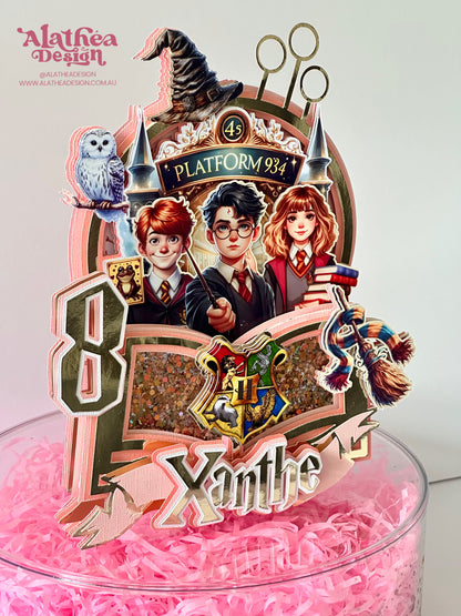 Harry Potter Theme Cake Topper