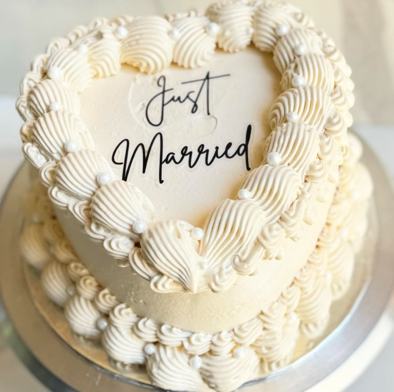 Just Married Cake Fropper