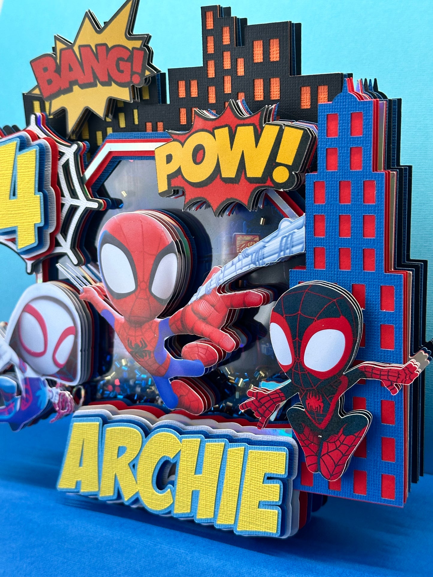 Spiderman / Spidey & His Amazing Friends Theme Cake Topper