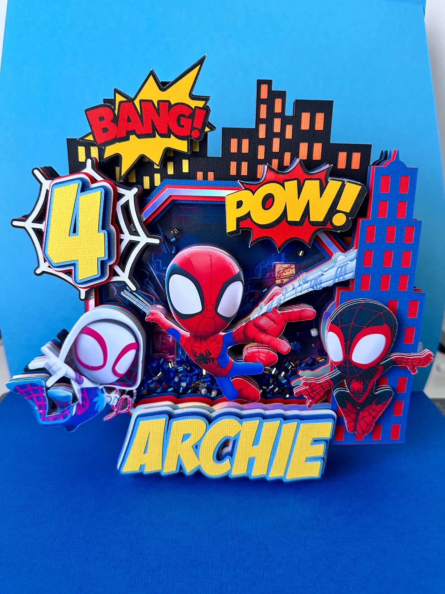 Spiderman / Spidey & His Amazing Friends Theme Cake Topper