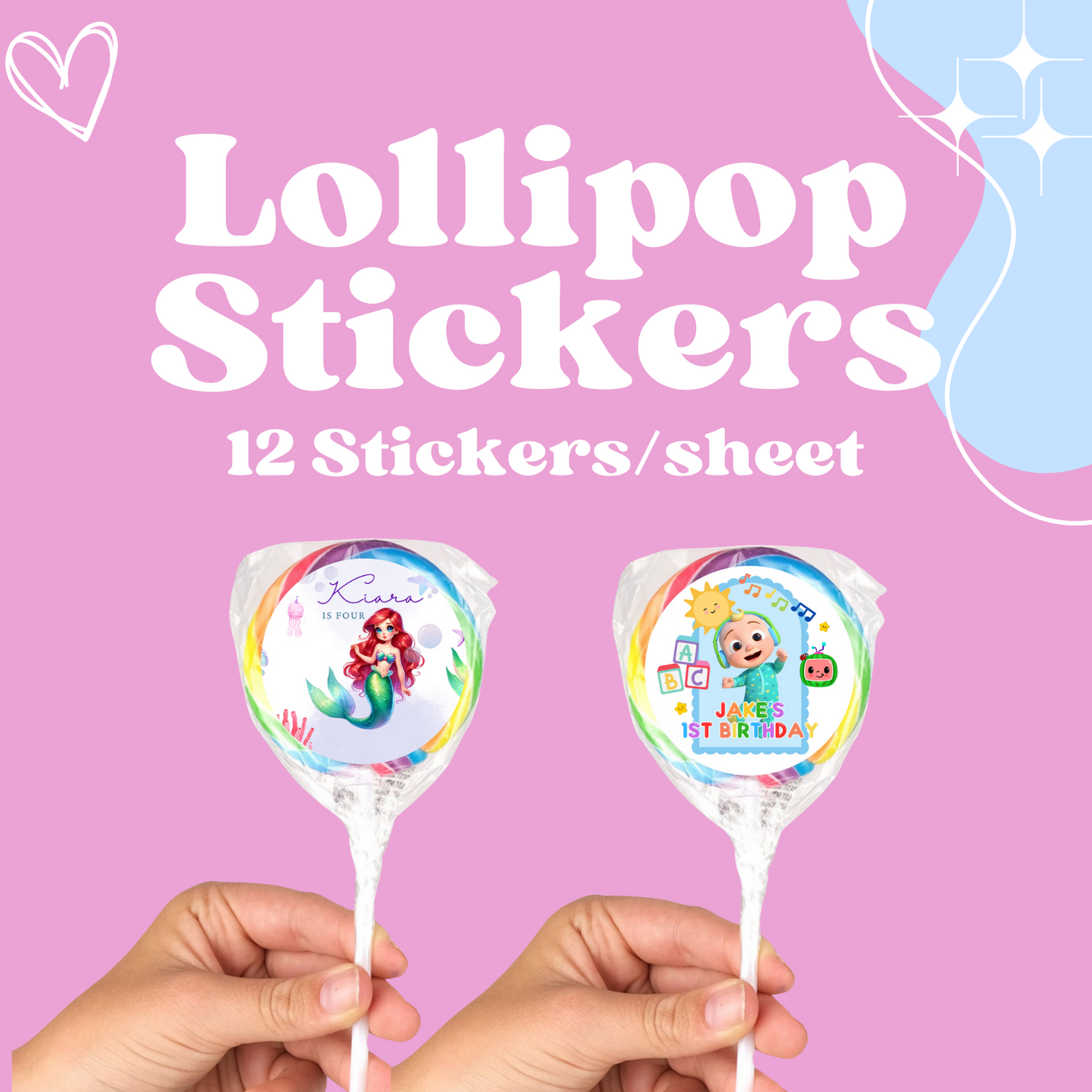 Custom Lollipop Stickers