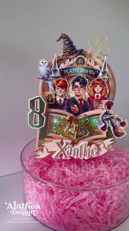 Harry Potter Theme Cake Topper