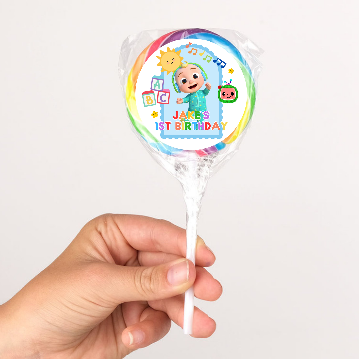 Custom Lollipop Stickers